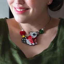 Comfy Christmas Koala Necklace^Erstwilder Sale