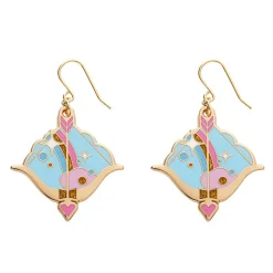 Cupid'S Aim Enamel Drop Earrings^Erstwilder