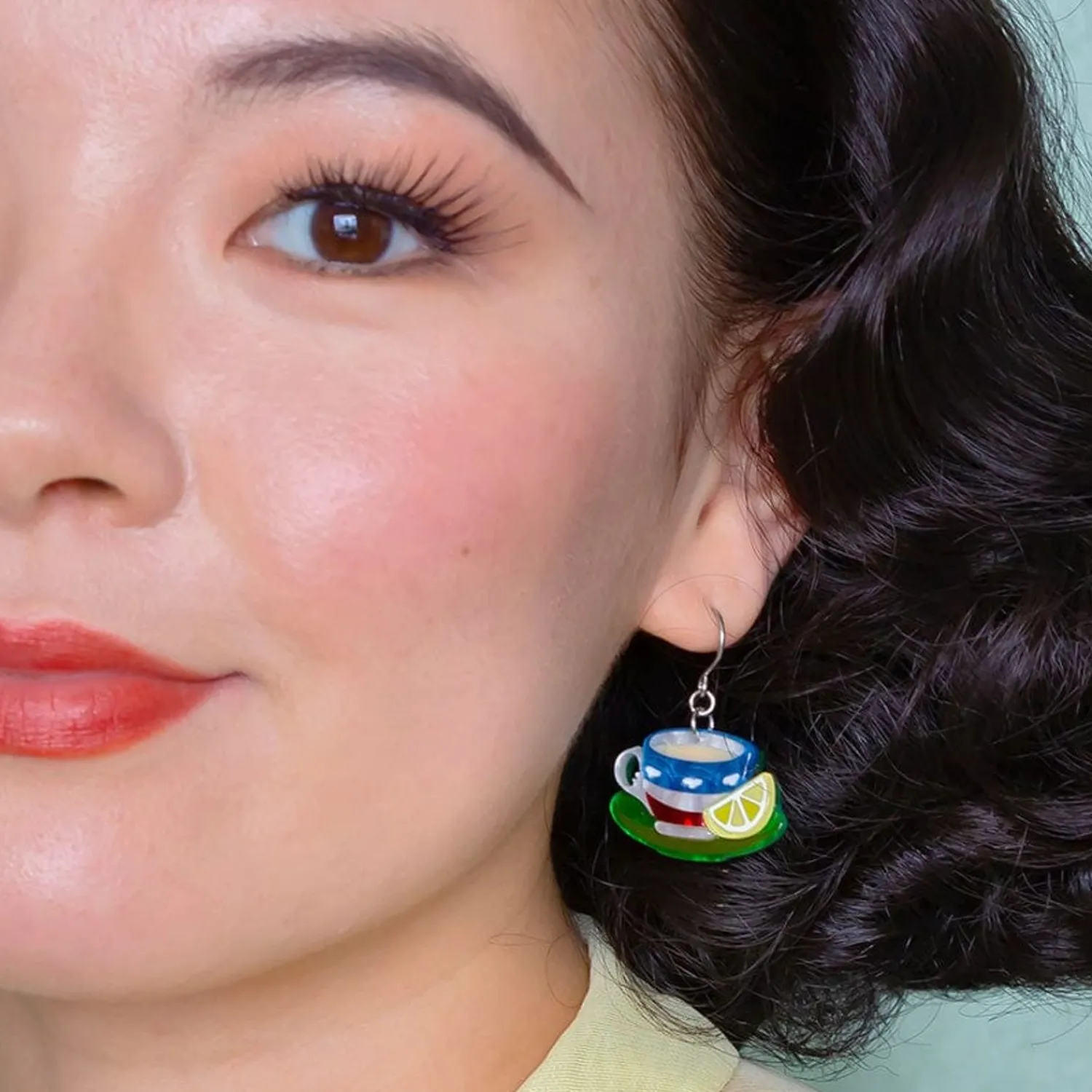Cuppa Tea Drop Earrings^Erstwilder New