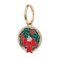 Deck The Halls Enamel Pet Charm^Erstwilder Sale