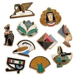 Egyptian Revival Enamel Pin Pack - 10 Piece^Erstwilder Online