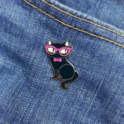 Elissa The Indie Cat Enamel Pin^Erstwilder Discount