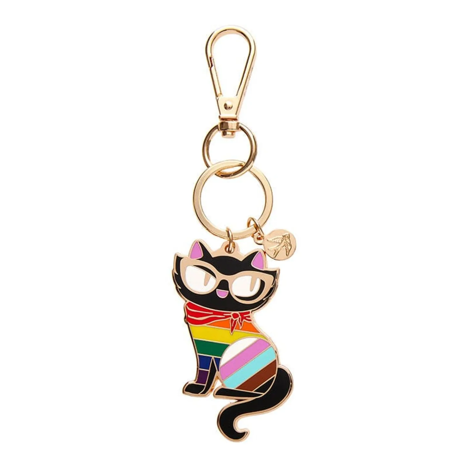 Elissa The Rainbow Cat Enamel Key Ring^Erstwilder Discount