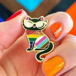 Elissa The Rainbow Cat Enamel Pin^Erstwilder Sale
