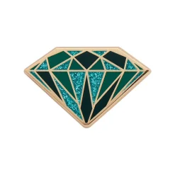 Emerald Enamel Pin^Erstwilder Clearance