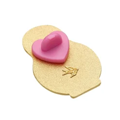 Enamel Pin Rubber Heart Locking Clasp 10-Pack - Pink^Erstwilder Outlet