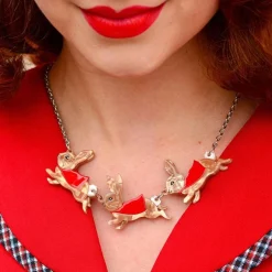 Flopsy, Mopsy & Cottontail Necklace^Erstwilder Outlet
