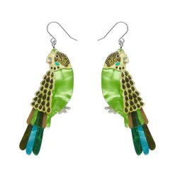 Flossie The Budgie Drop Earrings^Erstwilder Discount