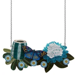 Fluttering In The Florals Necklace^Erstwilder