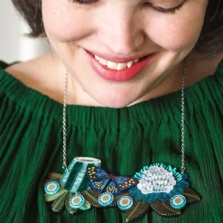 Fluttering In The Florals Necklace^Erstwilder