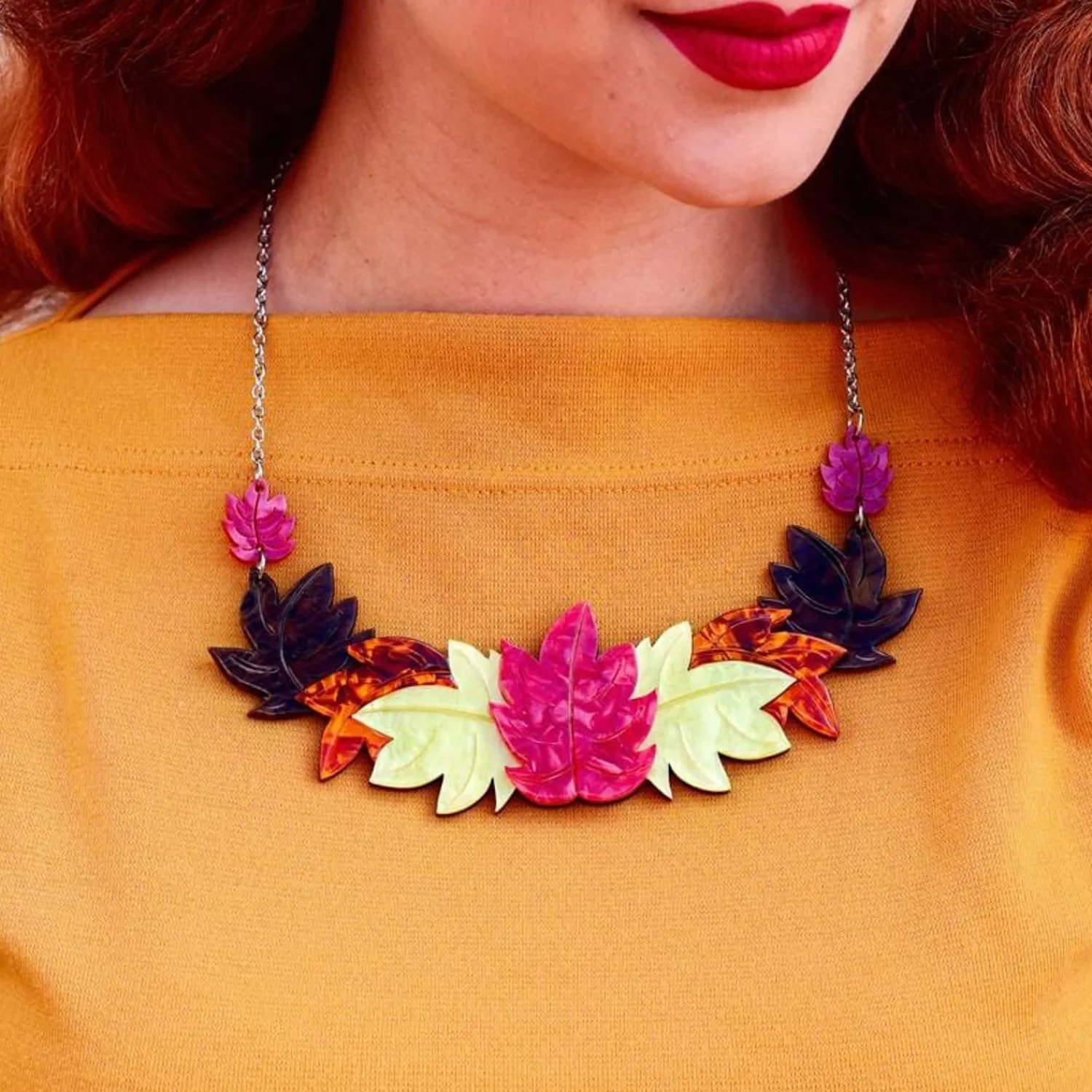 Foliage Follies Necklace^Erstwilder Hot