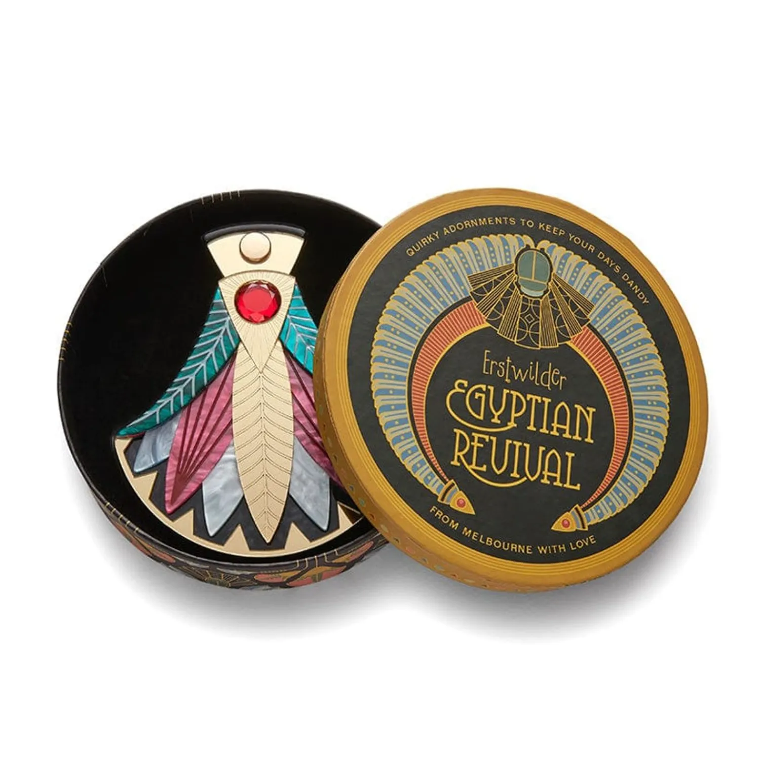 Gift Of The Nile Papyrus Mirror Compact^Erstwilder Best