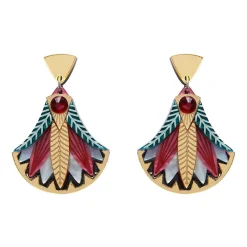Gift Of The Nile Papyrus Drop Earrings^Erstwilder New