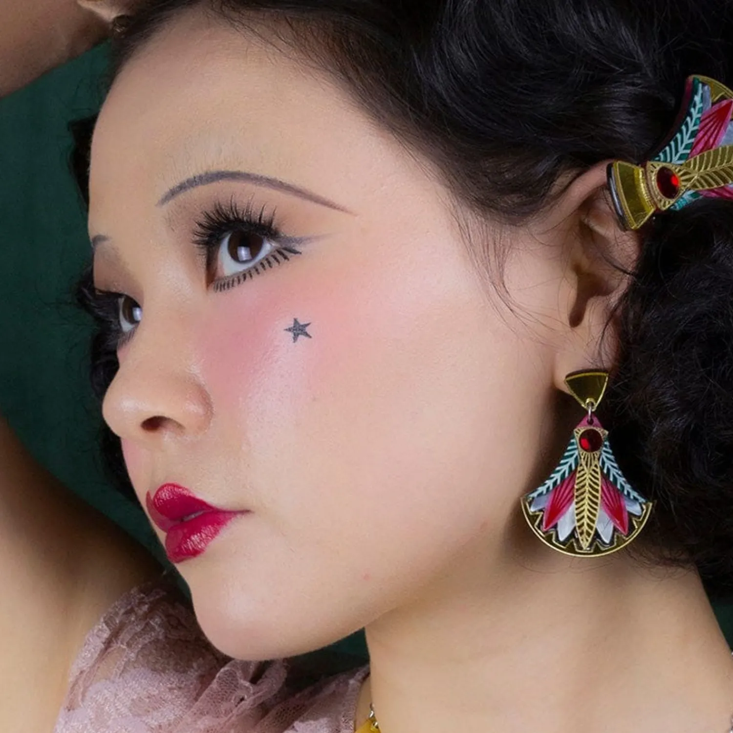 Gift Of The Nile Papyrus Drop Earrings^Erstwilder New