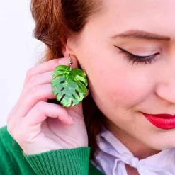 Green Eyed Monster Earrings^Erstwilder Discount