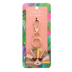 Groovy U.V. Enamel Key Ring^Erstwilder Clearance