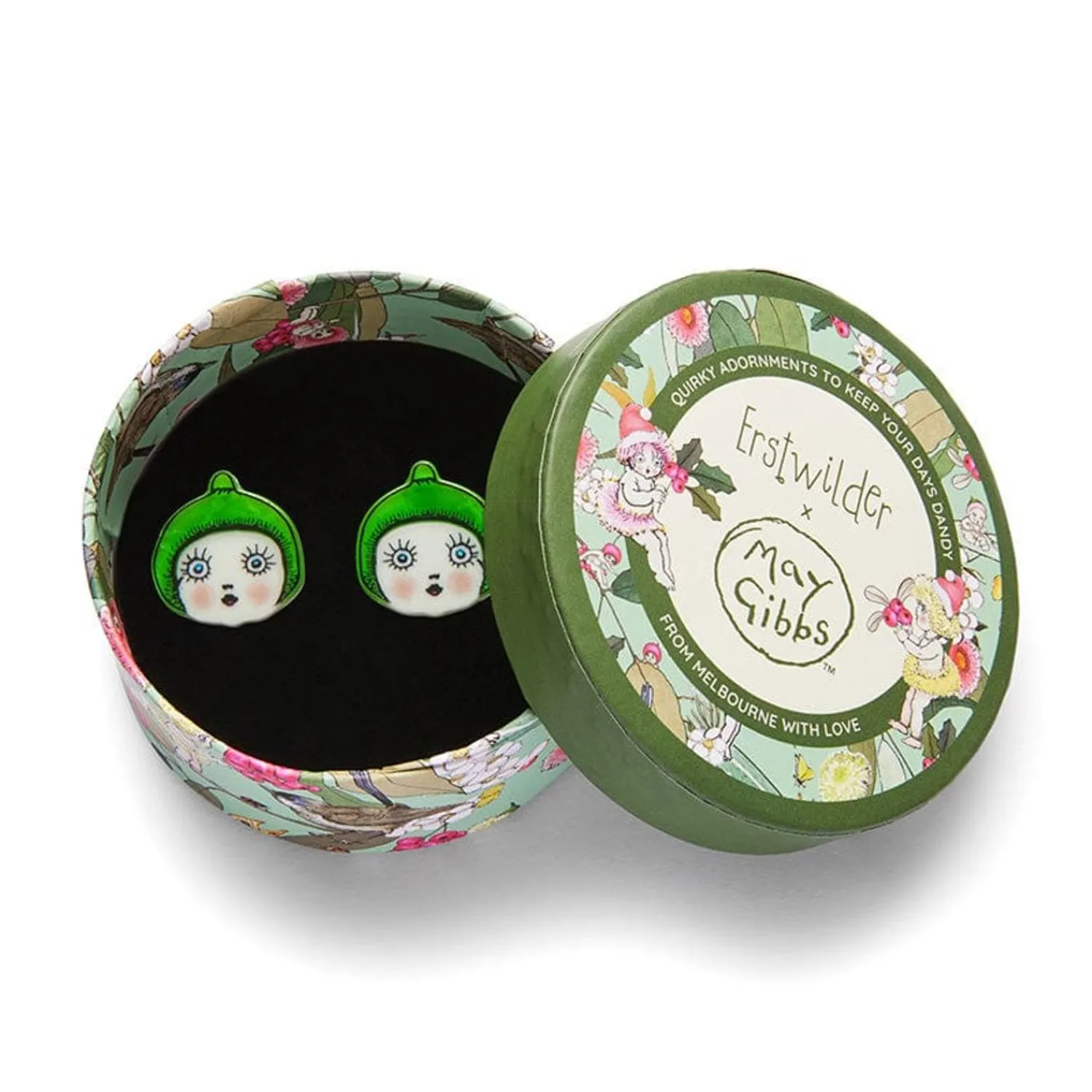 Gumnut Babies Stud Earrings^Erstwilder Online