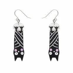 Halloween Hang-Up Bat Drop Earrings^Erstwilder Online