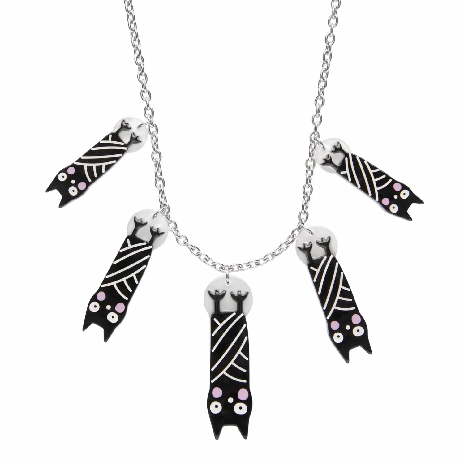 Halloween Hang-Up Bat Necklace^Erstwilder New