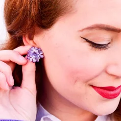 Heartfelt Hydrangea Earrings^Erstwilder Clearance