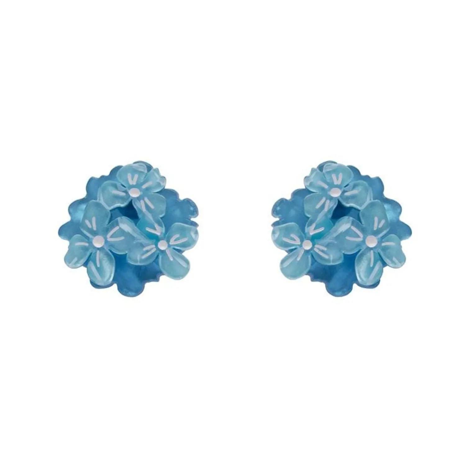 Heartfelt Hydrangea Earrings^Erstwilder New