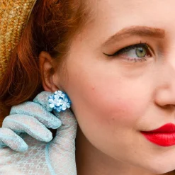 Heartfelt Hydrangea Earrings^Erstwilder New