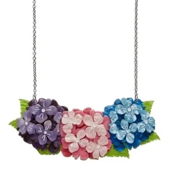 Heartfelt Hydrangea Necklace^Erstwilder Sale