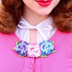 Heartfelt Hydrangea Necklace^Erstwilder Sale