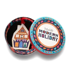 Holiday Home Enamel Tree Ornament^Erstwilder Sale