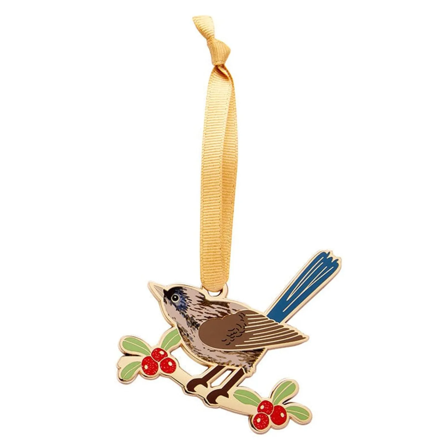 Holly Wagtail Christmas Tree Ornament^Erstwilder Discount