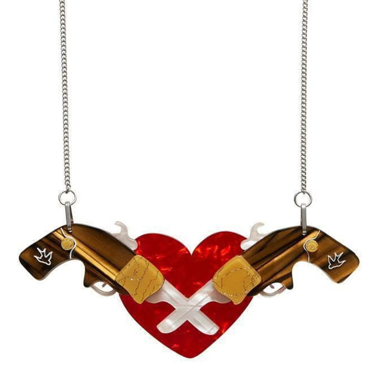 Holstered Love Necklace^Erstwilder Clearance
