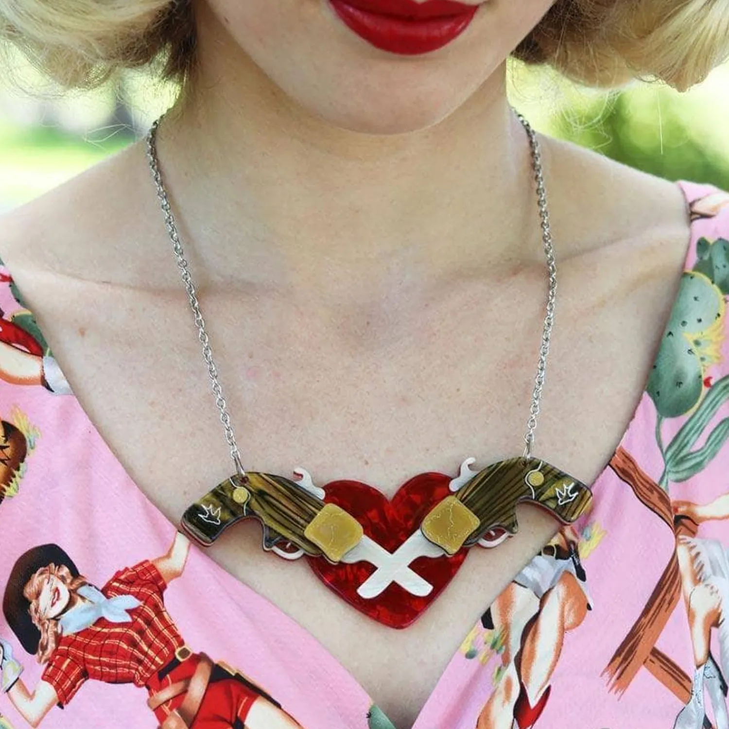 Holstered Love Necklace^Erstwilder Clearance