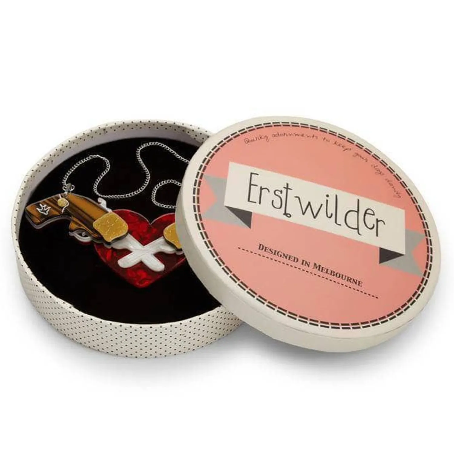 Holstered Love Necklace^Erstwilder Clearance