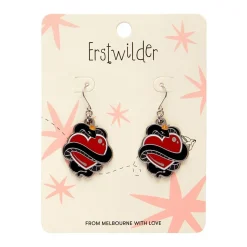 King Of Cobras Enamel Drop Earrings^Erstwilder
