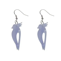 Kookaburra Ripple Resin Drop Earrings - Blue^Erstwilder Outlet
