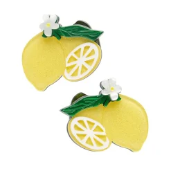 Lemon Drop Hair Clips Set - 2 Piece^Erstwilder Discount
