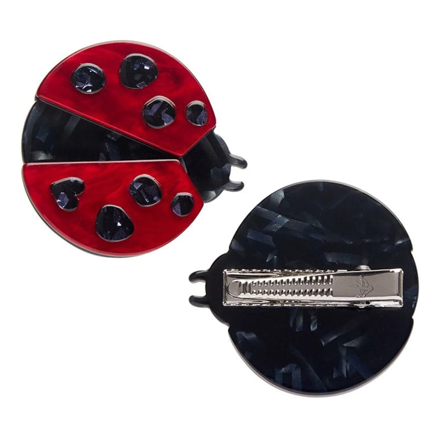 Lou-Lou Ladybug Hair Clips Set - 2 Piece^Erstwilder Outlet