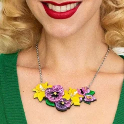 Love-In-Idleness Flower Necklace (Small)^Erstwilder
