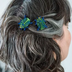 Luck Of The Beetle Hair Clips Set - 2 Piece^Erstwilder Clearance