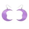 Moon Mirror Drop Earrings - Purple^Erstwilder Sale