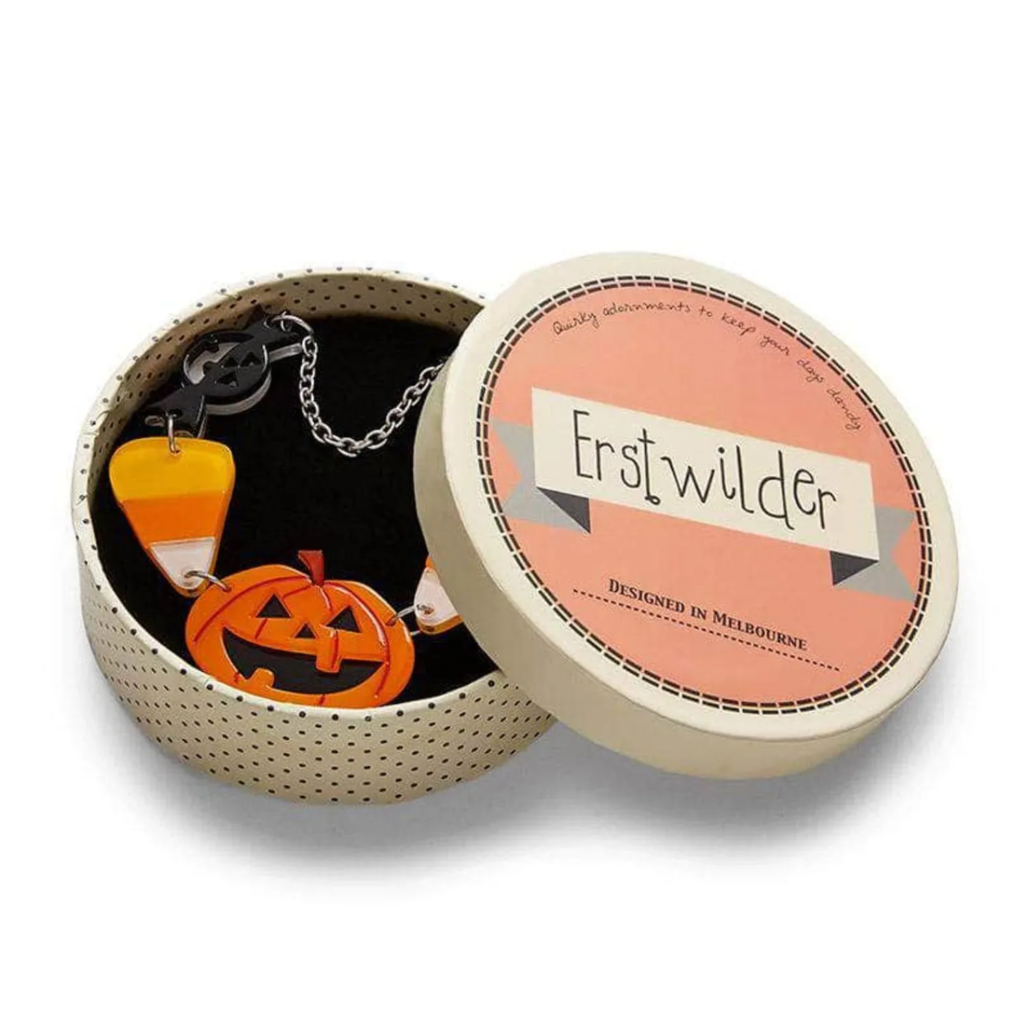 No Tricks Halloween Necklace^Erstwilder Best