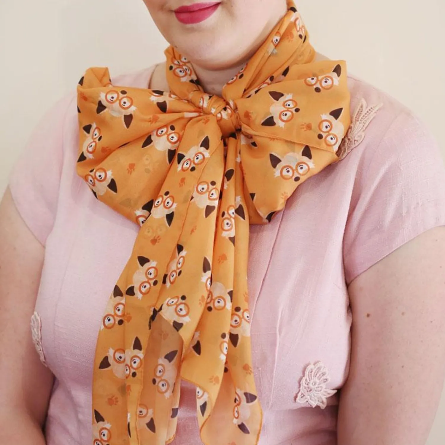 Oscar Wildenfox Large Neck Scarf^Erstwilder