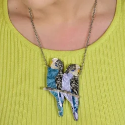 Pair O' Keets Necklace^Erstwilder Clearance