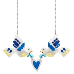 Peace & Love Necklace^Erstwilder Outlet