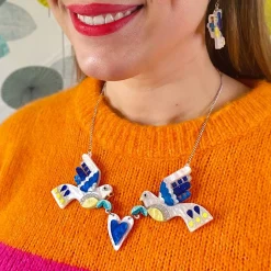 Peace & Love Necklace^Erstwilder Outlet