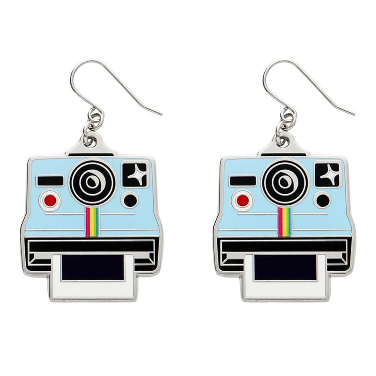 Picture Of Us Enamel Drop Earrings^Erstwilder Sale