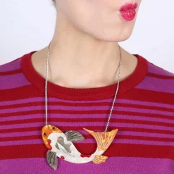 Playing Koi Necklace^Erstwilder Hot