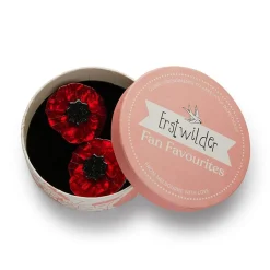 Poppy Field Hair Clips Set - 2 Piece^Erstwilder Outlet