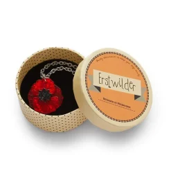 Poppy Field Mini Pendant Necklace^Erstwilder Sale
