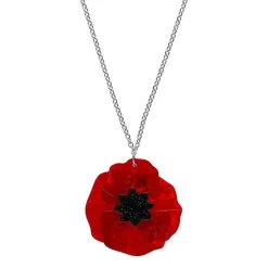 Poppy Field Pendant Necklace^Erstwilder Clearance